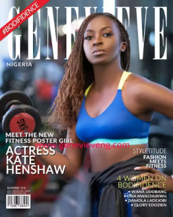 Kate Henshaw shows off her toned body on the cover of Genevieve magazine